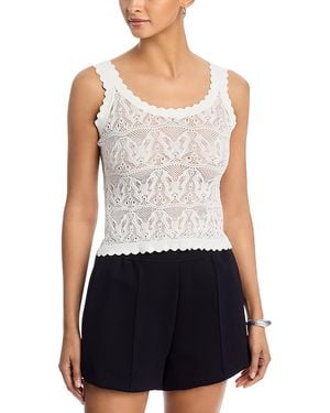 Generation Love Eloise Pointelle Butterfly Tank Top - Blue