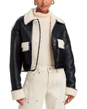 Blank NYC Faux Fur Jacket - Black