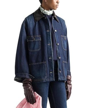 Prada Denim Trucker Jacket - Blue