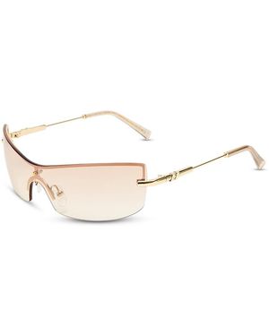 Le Specs Velvetine Shield Sunglasses - Natural