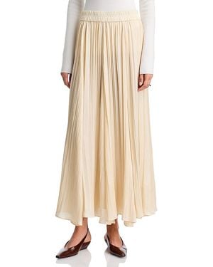 By Malene Birger Kiki Pleated A Line Maxi Skirt - Natural