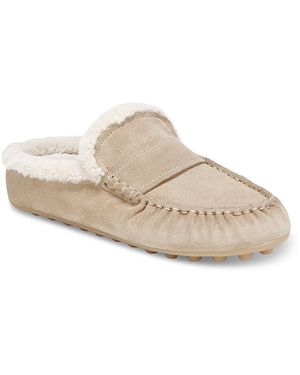 Vince Berkley Shearling Slippers - Natural