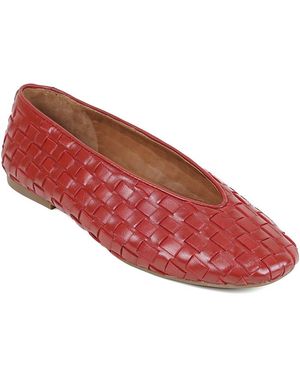 Gentle Souls Willow Woven Flats - Red