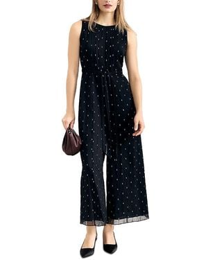 Phase Eight Janine Shimmer Jumpsuit - Black