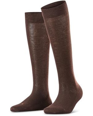 FALKE Sensitive London Knee High Socks - Brown
