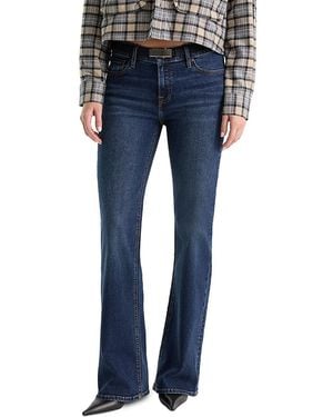 GOOD AMERICAN Good Low Rise Bootcut Jeans - Blue