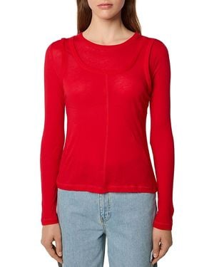 Tresser Talos Sheer Top - Red
