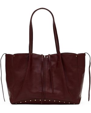 Hammitt Meryl Leather Carryall Tote - Purple