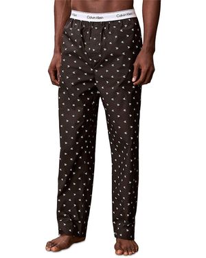 Calvin Klein Cotton Poplin Sleep Pants - Black
