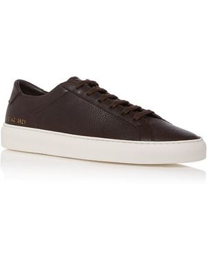 Common Projects Achilles Leather Sneakers - Brown