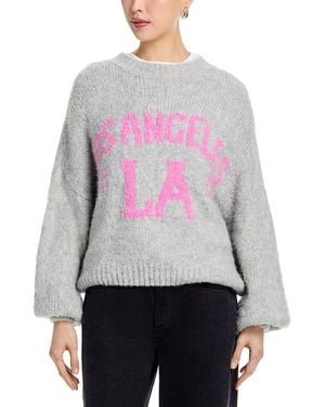 Vintage Havana Los Angeles Jacquard Sweater - Grey
