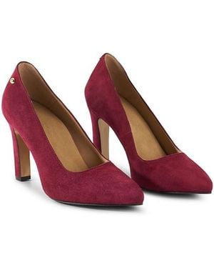 Stinaa.j Stinaa. J Jackie Orthopedic Suede Pumps - Red