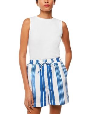 Whistles Painted Stripe Shorts - Blue