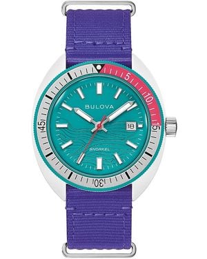 Bulova Limited Edition Performance Snorkel Watch, 41Mm - Blue