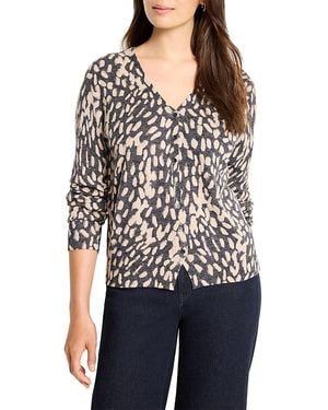 NIC+ZOE Wild Dot Cardigan - Black