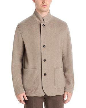 Peter Millar Crown Flex Merino Wool Blazer - Natural