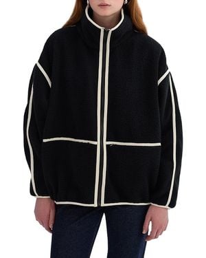 Lamarque Corvy Polar Fleece Jacket - Black