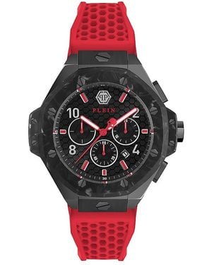 Philipp Plein Plein Chrono Royal Chronograph, 46Mm - Red