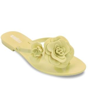 Melissa Harmonic Petals Flip Flop Sandals - Yellow