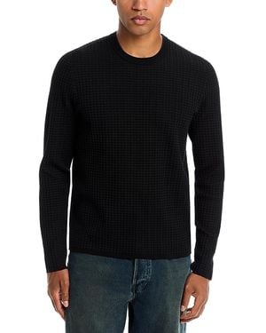 Rag & Bone Harvey Ribbed Crewneck Sweater - Black