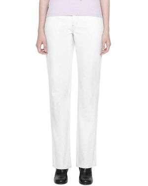AllSaints Rue High Rise Bootcut Jeans - White