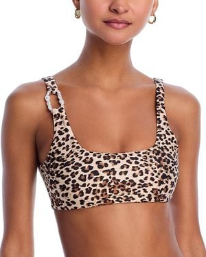 Palmacea Thani Bralette Bikini Top - Brown