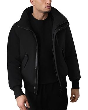 Mackage Dixon-Nfr Down Bomber Jacket & Hooded Bib - Black