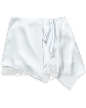 Acne Studios Lace Trim Skirt - White