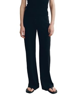 VIR VITA Pointelle Lounge Pant - Black