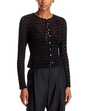 Rails Cyrah Crewneck Cardigan Sweater - Black