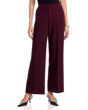 Aqua Wide Leg Pants - Red