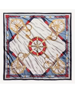 Balenciaga Ai Scarf - Blue