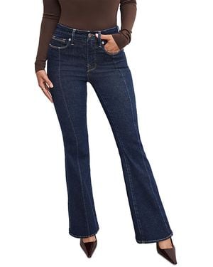 GOOD AMERICAN Good Petite Flare Jeans - Blue
