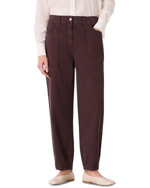 Whistles Tessa Casual Pants - Purple