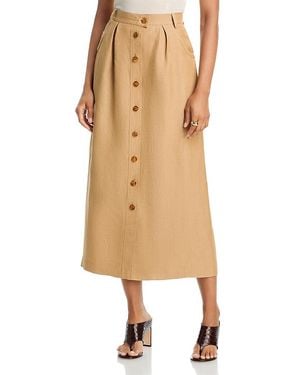 Blazé Milano Renegade Nija Midi Skirt - Natural