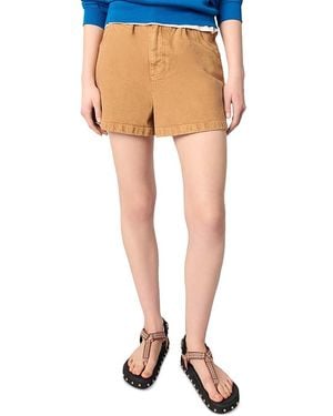 Maje Denim Shorts - Natural
