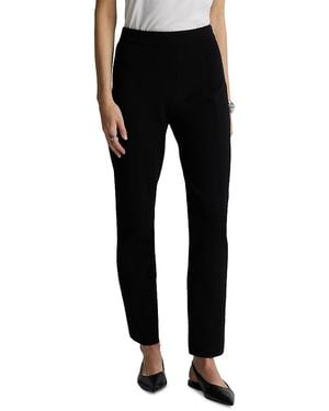St. John Pull On Knit Pants - Black