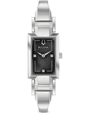 Bulova Bangle Bracelet Watch, 18Mm - Black