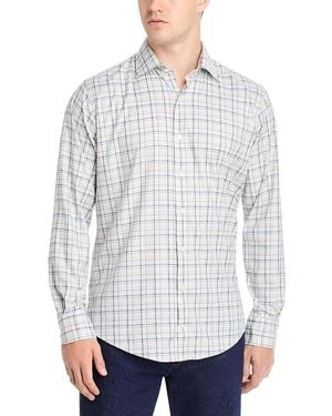 Peter Millar Wyatt Crown Soft Twill Sport Shirt - White