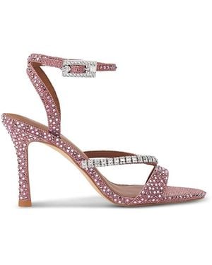 Kurt Geiger Crystal 90 Strappy Sandals - Pink
