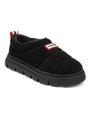 HUNTER Madison Puffer Booties - Black