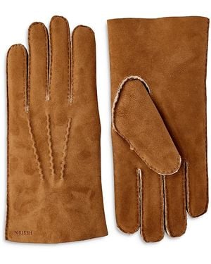 Hestra Bernard Suede Gloves - Brown