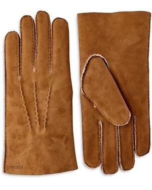 Hestra Bernard Suede Gloves - Brown