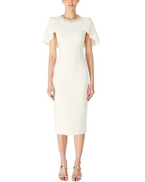 Jenny Packham Thalia Midi Dress - White