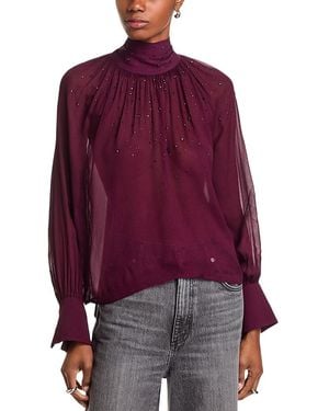 Generation Love Noor Crystal Blouse - Red