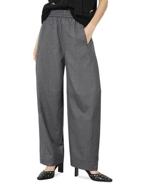 MAX&Co. Mconome Barrel Leg Pants - Gray