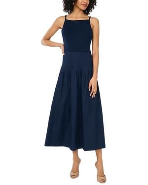 Vince Camuto Sleeveless Woven Maxi Dress - Blue