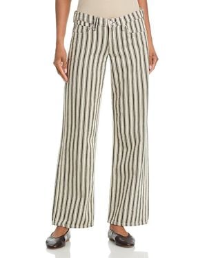 Rag & Bone Mid Rise Straight Jeans - White