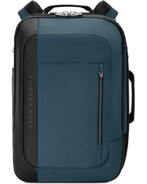 Briggs & Riley Convertible Backpack Duffle Bag - Blue
