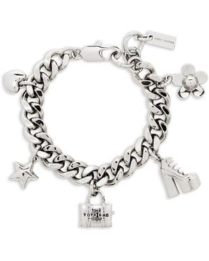 Marc Jacobs Mini Icon Charm Bracelet - Metallic